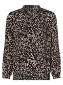 Bluzki damskie - More & More - Bluzka damska, beżowy|różowy|czarny|wielokolorowy - miniaturka - grafika 1