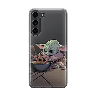 ERT GROUP etui na telefon Samsung S23 PLUS, case oryginalny i oficjalnie licencjonowany przez Star Wars, wzór Baby Yoda 027, optymalnie dopasowane, plecki z TPU częściowo przeźroczyste - Etui i futerały do telefonów - miniaturka - grafika 1