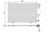 Chłodnice - Chłodnica klimatyzacji VALEO 822613 1717509 FORD - miniaturka - grafika 1