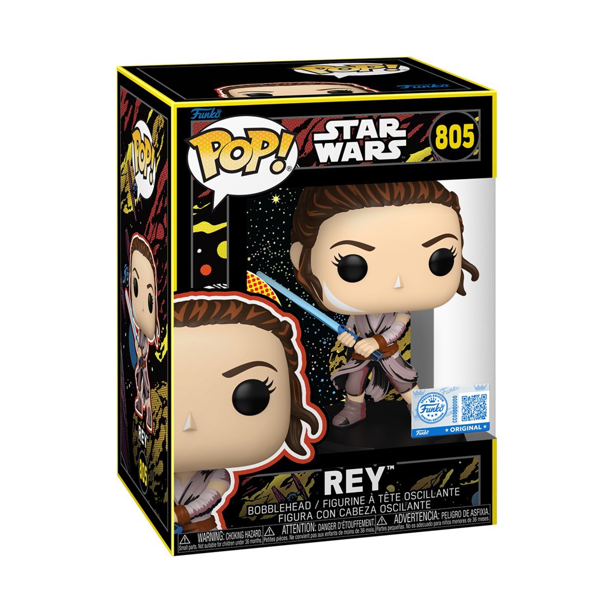 Funko, Funko POP! Exclusive, SCI-FI, Figurka Kolekcjonerska, Star Wars Episode 7, Rey