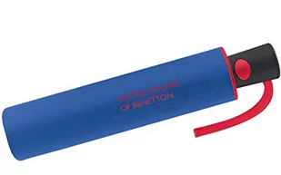 Benetton Mini AC Solid parasol kieszonkowy - niebieski - Parasole - miniaturka - grafika 1