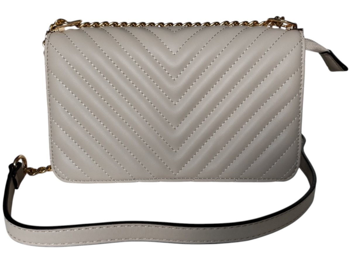 Mała Pikowana Listonoszka Damska Beżowa Torebka Wizytowa Na Ramię