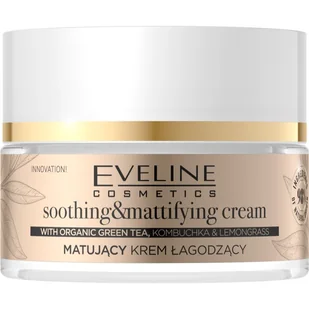 Eveline cosmetics Organic Gold Matujący Krem Łagodzący 50ml EVEL-0225 - Kremy do twarzy - miniaturka - grafika 1