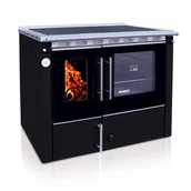 Kuchnie węglowe - SENKO C-25 Premium - black z funkcją c.o. 25 KW. - miniaturka - grafika 1