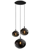 Lampy sufitowe - Lampa wisząca AVIA BLACK 3 11158308 - Kaspa - miniaturka - grafika 1