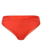 Majtki damskie - Calvin Klein Damskie majtki brazylijskie Kobiety Sztuczne włókno czerwony jednolity, S - miniaturka - grafika 1
