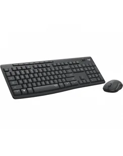 LOGITECH MK295 Silent Wireless Combo - GRAPHITE - FRA - CENTRAL 920-009795 - Zestawy myszka + klawiatura - miniaturka - grafika 1
