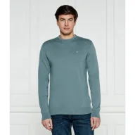 Swetry męskie - Calvin Klein Sweter Regular Fit z dodatkiem jedwabiu - miniaturka - grafika 1