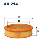 Filtry powietrza - Filtron AR 214 FILTR POWIETRZA - miniaturka - grafika 1