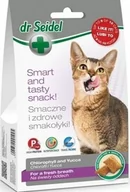 Suplementy i witaminy dla kotów - Dr Seidla Smakołyki na świeży oddech dla kota 50g - miniaturka - grafika 1