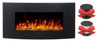 Kominki elektryczne - Kominek Elektryczny Ścienny Led 90 CM Malibu - miniaturka - grafika 1