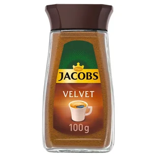 Jacobs Kawa rozpuszczalna Velvet 100g SJAC.5500 - Kawa - miniaturka - grafika 1