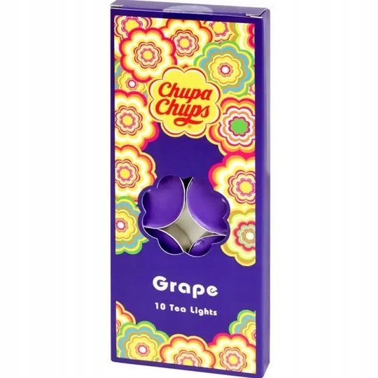 Chupa Chups Tea Lights Podgrzewacze zapachowe GRAPE 10 sztuk