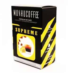MUSHU COFFEE Supreme - Kapsułki do ekspresów Nespresso - Kawa w kapsułkach i saszetkach - miniaturka - grafika 1
