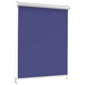 Rolety - Roleta zaciemniająca Silver Click 38.5 x 150 cm granatowa termoizolacyjna - miniaturka - grafika 1