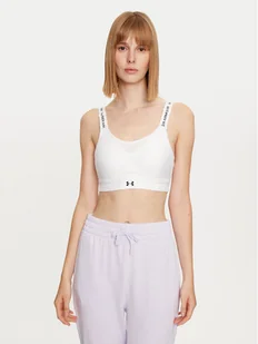 Under Armour Biustonosz sportowy Ua Infinity High Bra 1384112 Biały - Bielizna sportowa damska - miniaturka - grafika 1