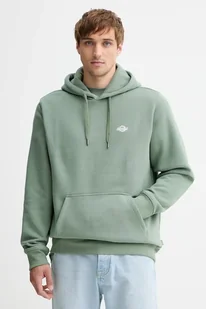 Dickies bluza męska kolor zielony z kapturem gładka - Bluzy męskie - miniaturka - grafika 1