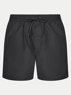 Kąpielówki męskie - Calvin Klein Swimwear Szorty kąpielowe KM0KM01109 Czarny Regular Fit - miniaturka - grafika 1