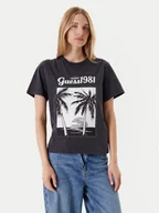 Koszulki i topy damskie - Guess T-Shirt W5YI17 I3Z14 Szary Regular Fit - miniaturka - grafika 1