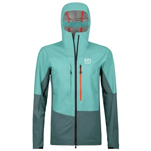 Damska kurtka softshellowa Ortovox Mesola Jacket W Rozmiar: M / Kolor: jasnoniebieski - Kurtki i kamizelki sportowe damskie - miniaturka - grafika 1