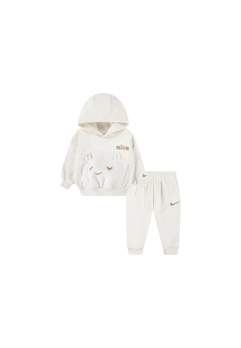 Sukienka dziewczęce Nike Completo 66M468 W5T Avorio