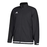 Kurtki męskie - Adidas męska kurtka sportowa T19 Wov Jkt M czarny/biały L DW6876 - miniaturka - grafika 1