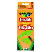 Kredki, ołówki, pastele i pisaki - Crayola Kredki ołówkowe Ścieralne 10szt 3635 - miniaturka - grafika 1