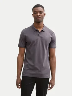 Tom Tailor Denim Polo 1045587 Szary Regular Fit - Koszulki męskie - miniaturka - grafika 1
