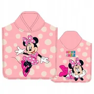 Okrycia kąpielowe dla dzieci - MYSZKA MINNIE ponczo poncho ręcznik 50X100 - miniaturka - grafika 1
