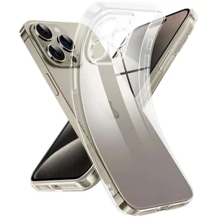 Etui do iPhone 15 Pro obudowa Case silikonowe przezroczyste ochrona aparatu osłona obiektywów Alogy Slim - Etui i futerały do telefonów - miniaturka - grafika 14