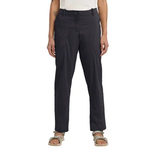 Damskie spodnie softshellowe 7/8 Jack Wolfskin DESERT PANTS W dark navy - 36 - Spodnie sportowe damskie - miniaturka - grafika 1