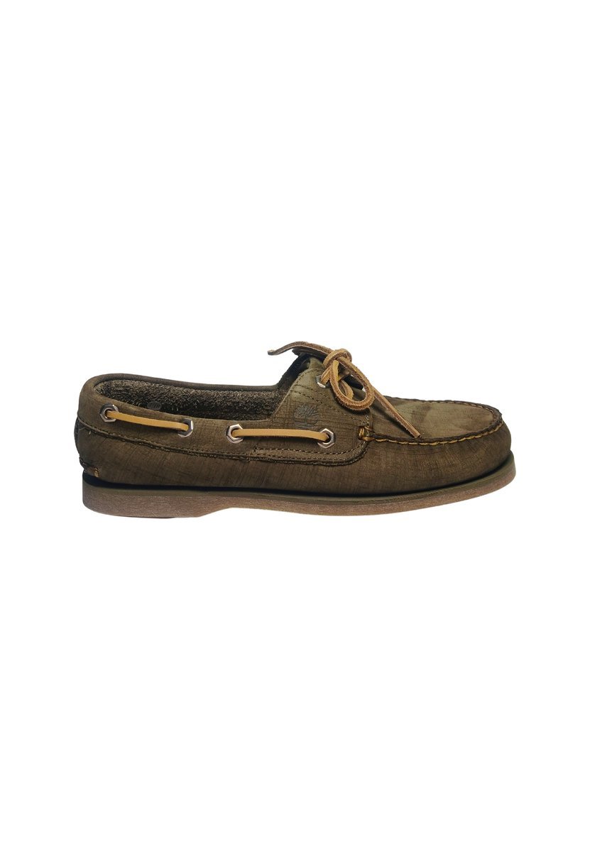 buty mężczyzna Timberland Classic boat shoe Olive Nubuck