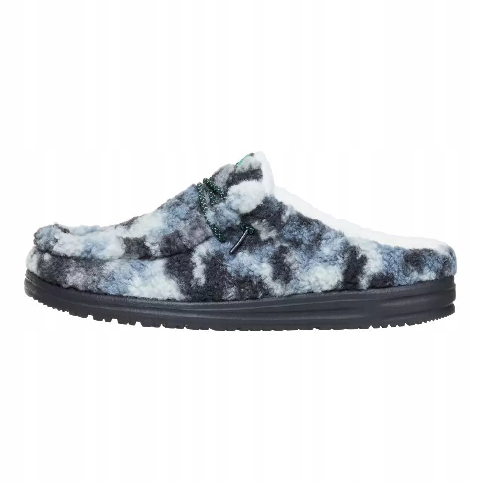 HeyDude Męskie Ocieplane Mokasyny Buty Wsuwane Wally Slipper Cozy Camo 43