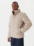 Kurtki męskie - Guess Kurtka zimowa M5BL2M W2232 Beżowy Regular Fit - miniaturka - grafika 1