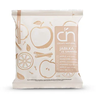 Crispy Naturals Jabłka ze smakiem pomarańczowo-korzenne chipsy 18 g - Zdrowa żywność - miniaturka - grafika 1
