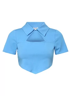 Noisy May - T-shirt damski  Kirsten, niebieski - Koszulki i topy damskie - miniaturka - grafika 1