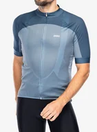 Koszulki rowerowe - Koszulka kolarska POC Essential Road Logo Jersey - calcite blue/dark calcite blue - miniaturka - grafika 1