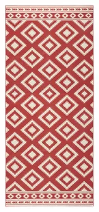 HANSE Home Stylowy welurowy dywan Ethno Zielony kremowy | 102409 102411 - Dywany - miniaturka - grafika 1