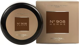 Krem do golenia Mondial No 908 Homme Luxury Shaving Cream Soft 150 ml (8021784056573) - Kosmetyki do golenia - miniaturka - grafika 1