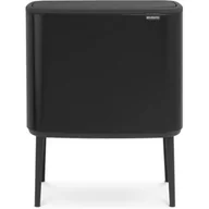 Kosze na śmieci - Brabantia Kosz na śmieci Bo Touch Bin 3 x 11 l czarny matowy 316067 - miniaturka - grafika 1