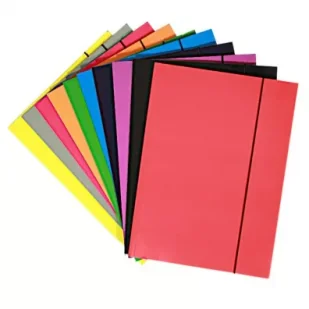 Polsirhurt Teczka A4 z gumką lakier mix 300gsm (10szt) - Teczki i skoroszyty - miniaturka - grafika 1