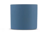Donice - Osłonka do kwiatów TILUS niebieski/matowy, Ø12,5/h 10,5, ceramika - miniaturka - grafika 1