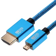 Kable - Mathorn Kabel Mathorn MVC-80AD HDMI - HDMI 2.0 4K 60Hz 18Gbps 80cm - miniaturka - grafika 1
