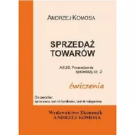 Podręczniki dla szkół zawodowych - Komosa Andrzej Sprzedaż towarów ćwiczenia EKONOMIK - miniaturka - grafika 1