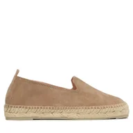 Espadryle damskie - Espadryle Manebi Flat Espardilles W 1.9 N0 Beżowy - miniaturka - grafika 1