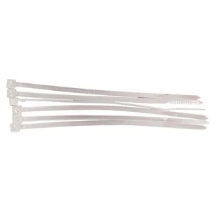 Mega Opaski zaciskowe (białe)  2.5mm*200mm  szt.100 59220B - Inne mocowania - miniaturka - grafika 1