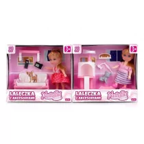 Lalka Natalia w salonie z akcesoriami 11 cm mix - Artyk - Lalki dla dziewczynek - miniaturka - grafika 1
