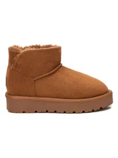 XTI Kids Botki w kolorze jasnobrązowym - Botki damskie - miniaturka - grafika 1