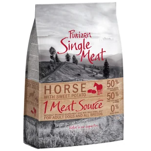 Purizon Single Meat 1 kg konina, bataty, kwiaty nagietka - Sucha karma dla psów - miniaturka - grafika 4