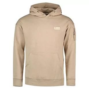 ALPHA INDUSTRIES Bluza dziecięca Organics Os Hoody Kids/Teens, beżowy (organiczny beż), 12 lat - Bluzy dla dziewczynek - miniaturka - grafika 1